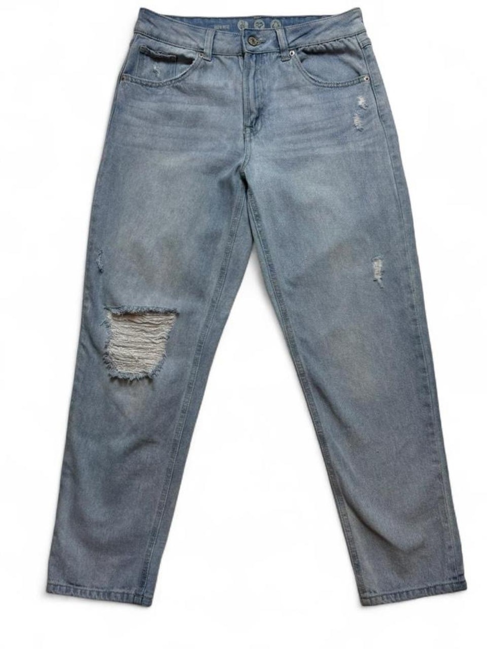 Rewash High Rise Distressed Straight Leg Jeans Womens Size 7